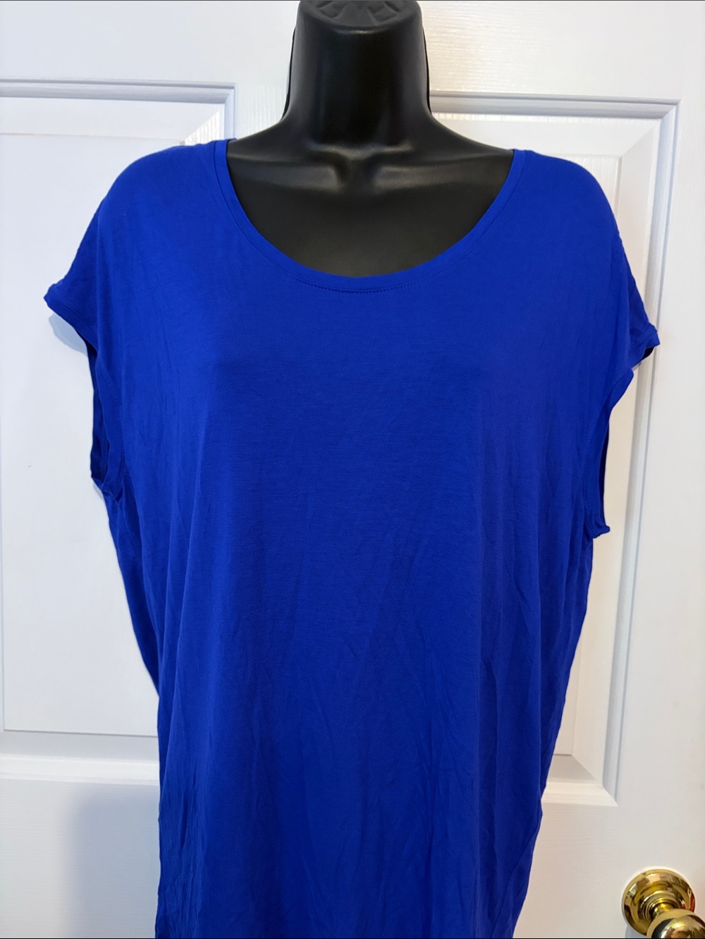 Banana Republic NWT Royal Blue cap sleeve top -size Medium